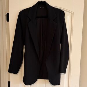 Athleta Elegant Black Suit Jacket